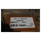 Main Street Cypress Siding (3+ boxes), Starter, J channel.