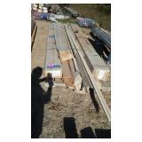 Misc. Assortment Vinyl Siding, J channel, Corners.