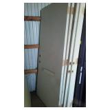 Construction Doors Exterior, 36 and 32 in.  (9).