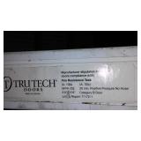 TruTech Metal Exterior Half View Fire Door, 36 in.
