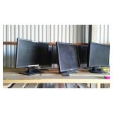 Monitors (6) Variety of Manuf.