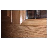 Bayer Elite Series Door, Exterior, 36 in with Accent Glass.