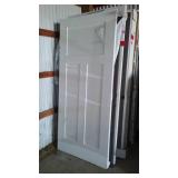 White 3 Panel, 36in Slab Door.