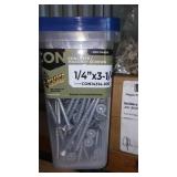 Woodgrip and masonry Screws.