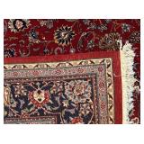 LL - Large Persian-Style Area Rug with Floral Pattern