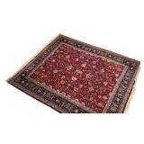 LL - Large Persian-Style Area Rug with Floral Pattern