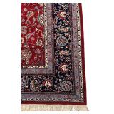 LL - Large Persian-Style Area Rug with Floral Pattern