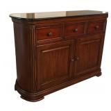 DR - Granite Top Sideboard Buffet Server Cabinet