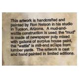 LL - Ron Nelson Original Mud and Wattle Cactus Artwork