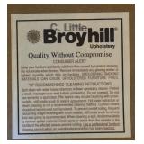 LL - Broyhill Upholstered Sofa with Rolled Arms