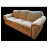 LL - Broyhill Upholstered Sofa with Rolled Arms