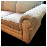 LL - Broyhill Upholstered Sofa with Rolled Arms
