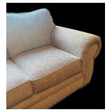 LL - Broyhill Upholstered Sofa with Rolled Arms