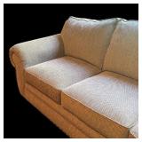 LL - Broyhill Upholstered Sofa with Rolled Arms