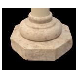LL - Vintage Floor Lamp with Stone Style Base