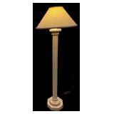 LL - Vintage Floor Lamp with Stone Style Base