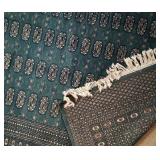 LR - Royal Bukhara Style Dark Teal Large Area Rug