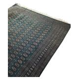 LR - Royal Bukhara Style Dark Teal Large Area Rug