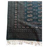 LR - Royal Bukhara Style Dark Teal Large Area Rug