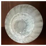 LR - Textured Clear Glass Vase