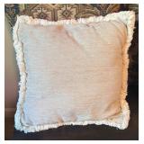 LL - Set of 4 Accent Pillows, Tapestry and Neutral Fringe