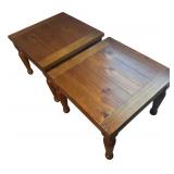 LL - Pair of Vintage Wood Side Tables