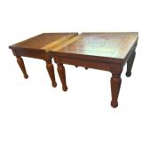 LL - Pair of Vintage Wood Side Tables