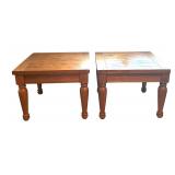 LL - Pair of Vintage Wood Side Tables