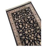 LR - Karastan Persian Renaissance Black Floral Rug