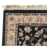 LR - Karastan Persian Renaissance Black Floral Rug