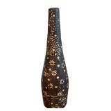 LL - Decorative Floral Pattern Vase