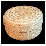 LL - Set of 3 Handwoven Lidded and Open Wicker Baskets