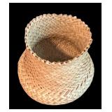 LL - Set of 3 Handwoven Lidded and Open Wicker Baskets