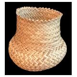 LL - Set of 3 Handwoven Lidded and Open Wicker Baskets
