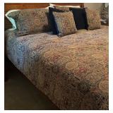 LL - King Size Bedding Set with Comforter, Four King Pillows, and Four Accent Pillows