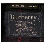 LL - Burberrys Black Wool Duffle Coat with Hood