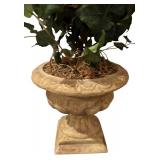 LL - Artificial Topiary Greenery Decor in Ornate Pot