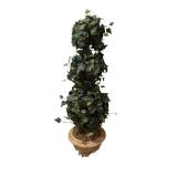 LL - Artificial Topiary Greenery Decor in Ornate Pot