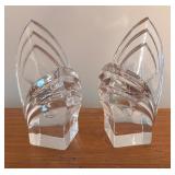LL - Pair of Crystal Candle Holders