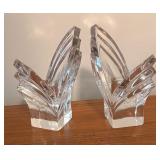 LL - Pair of Crystal Candle Holders