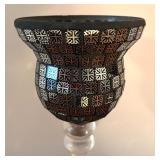 LL - Set of 3 Mosaic Glass Decorative Candle Holders