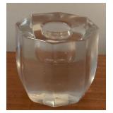 LL - Pair of Crystal Candleholders