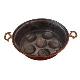LL - Vintage Copper Kitchenware Collection Including Pitcher, Kettle, Mold, and Small Pail