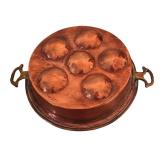 LL - Vintage Copper Kitchenware Collection Including Pitcher, Kettle, Mold, and Small Pail