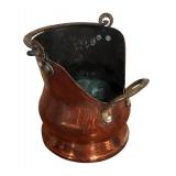 LL - Vintage Copper Kitchenware Collection Including Pitcher, Kettle, Mold, and Small Pail