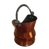 LL - Vintage Copper Kitchenware Collection Including Pitcher, Kettle, Mold, and Small Pail
