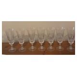 LL - Set of WM Dalton Crystal Stemware