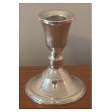 LL - Pair of Duncan & Cipollin Sterling Weighted Candle Holders