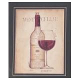 LL - Framed Wine Cellar Print