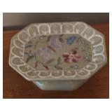 LL - Home Decor Set with Faux Topiary, Seashell Frame, Traci Porter Bath Accessories and Bird Figurine